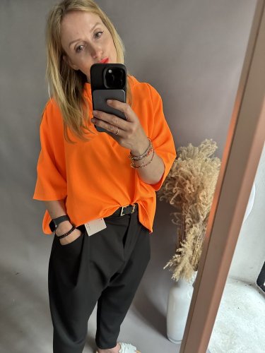 Kimono tričko-oranžová