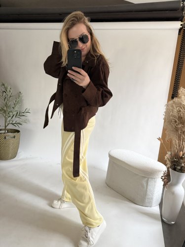 Nohavice Sweeti-yellow