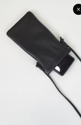 Kabelka na mobil nebo brýle-černá