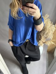 Bluza Liame-UNI SIZE na XS-XL-královsky modrá