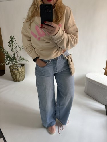 Džínsy Woman rovný strih