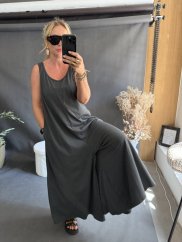 Overal SUN bavlna Oversize-antracit