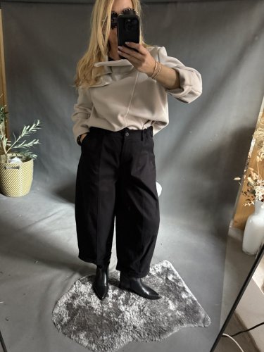 Nohavice Big Sun 3/4 dĺžka-čierné