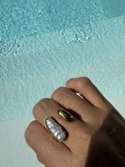 Prsten perla Stainless Steel
