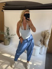 Body s krajkou- baby blue- pouze S!!!
