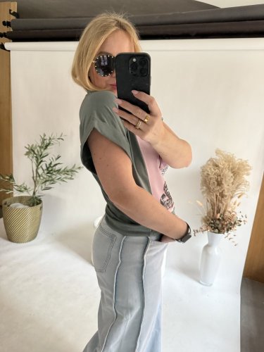 Tričko šelma-khaki