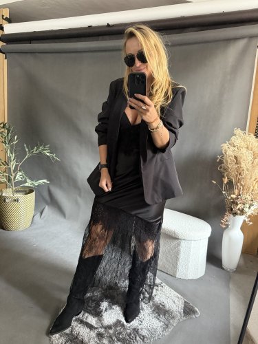 Šaty nastavitelná ramínka Lace