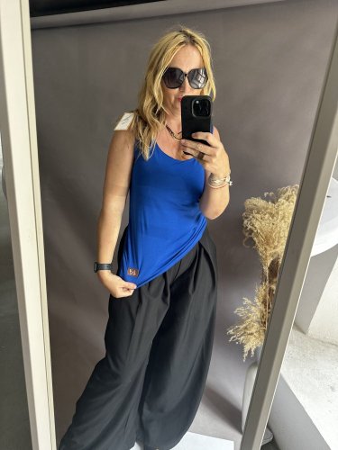 Tielko-široká ramienka-modré