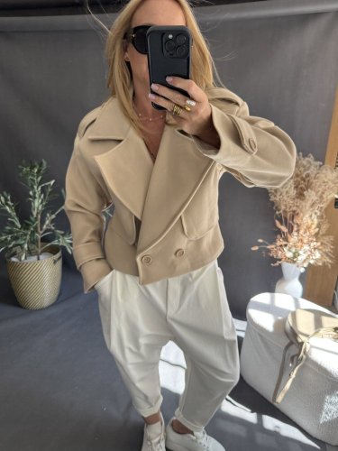 Kabátek Adéla-béžové