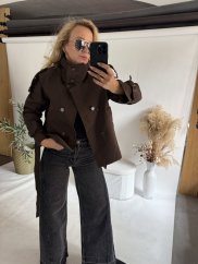 Trenchcoat KOKO-hnedá