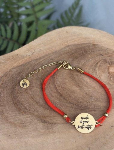 Náramek Fashinity-červený