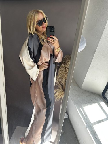 Šaty So Look-čierno-béžovej