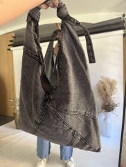 Kabelka Jeans-šedá