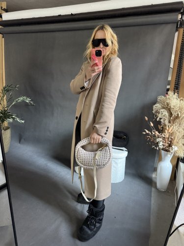 Kabelka NEW MODEL-veľká-krémová