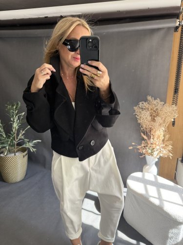 Kabátek Adéla-černý