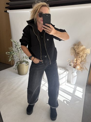 Bunda na podzim Sweetissima-černá
