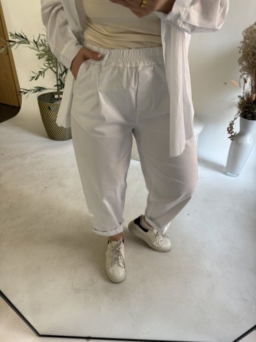 Nohavice Nest-bielá