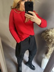 Svetr Moda-červený