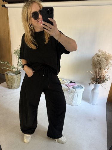 Tričko Smile-černé