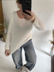 Svetr lehký Diana-bílá