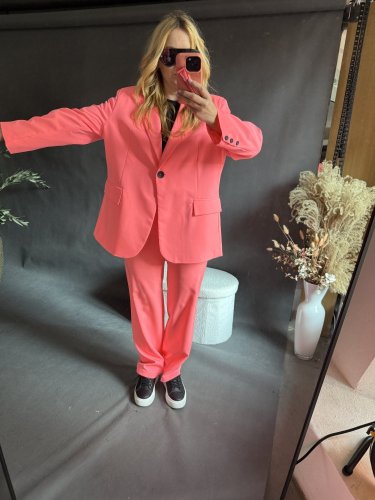 Komplet jarná GUSTO-neon růžový