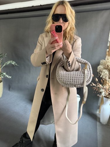 Kabelka NEW MODEL-veľká-krémová