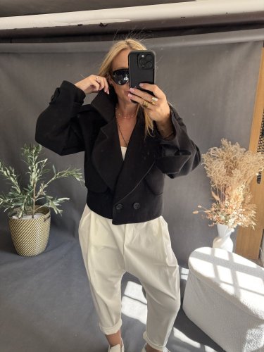 Kabátek Adéla-černý