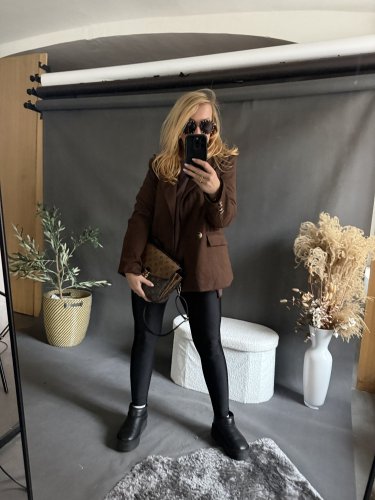 Sako Oversize zateplené hnědé