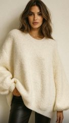 Svetr Mochy-krémový