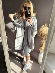 Šaty Kimono-new modell-šedé