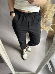 Kalhoty Italy-černé