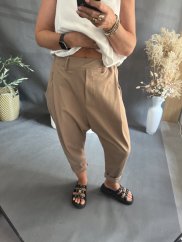 Nohavice SUN bez gombíka do 3XL-camel