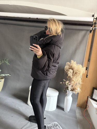 Bunda zimní premium krátká-černá