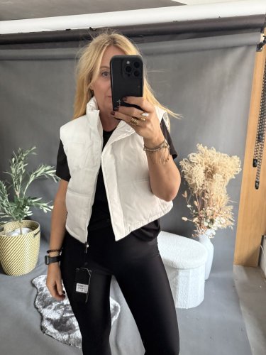 Vesta Crop S/M a L/XL-bílá