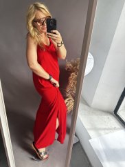 Šaty Fair-červené