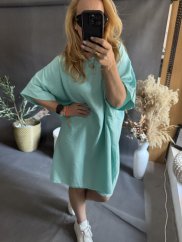 Šaty Letné Oversize mint