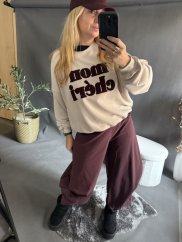 Mikina Mon Cheri-béžovej