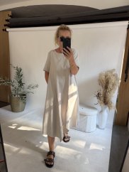 Šaty Sun oversize-beige