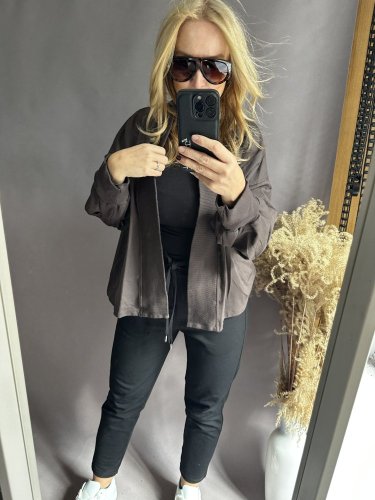 Kardigan bavlněná Aura-hnědá