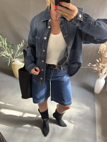 Džínová bunda/košile SUN-UNI velikost