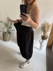 Nohavice Lux Luna-čierná