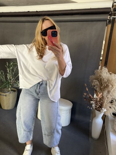 Tričko/Mikina Destroy-bielá