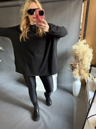 Tunika Sun dlhý rukáv -čierné