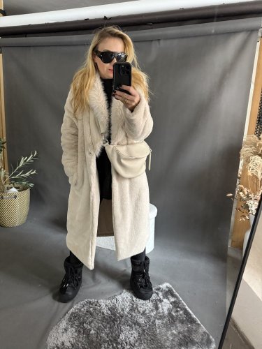 Kabát ICI-krémový