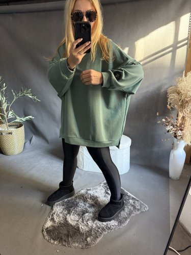 Mikina Ultimate-olivově zelená