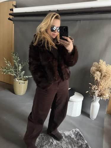 Kožúšok Stella-hnedý