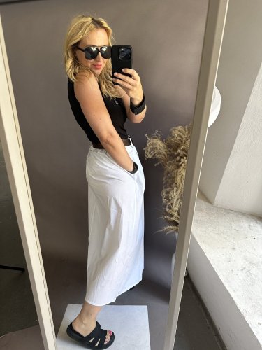 Sukňa Geneve-bielá