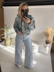 Džínsy Vanilla-modré