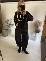 Mikina perfect-neopren nemačkavá-černá