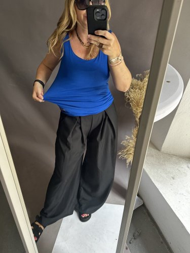 Tielko-široká ramienka-modré